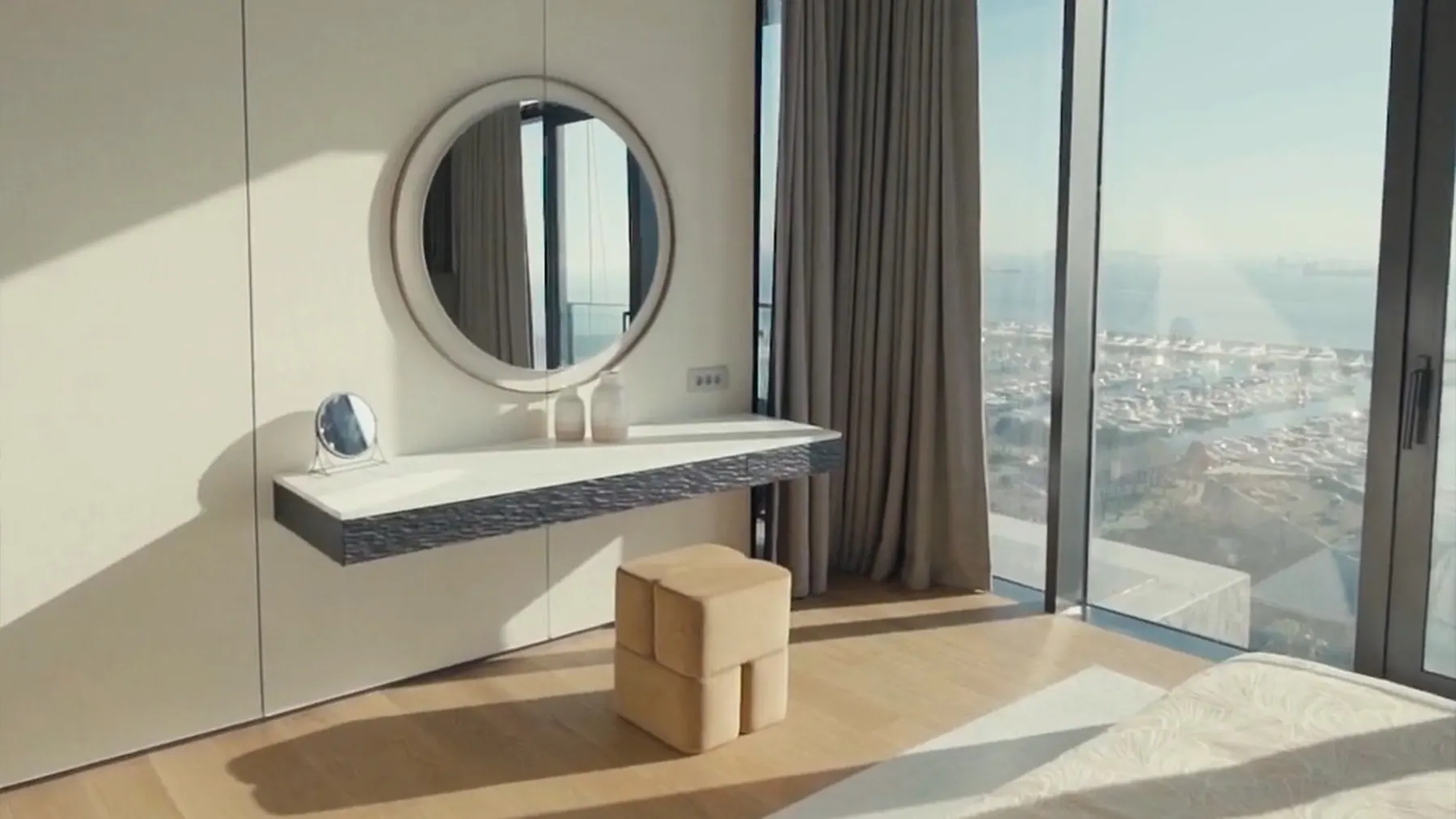 High-rise apartment interior real estate content